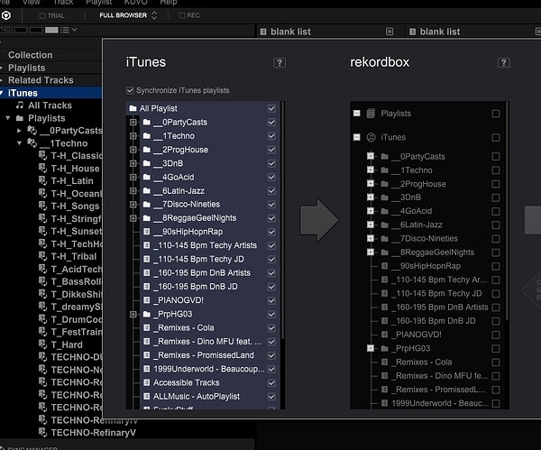 3.Reordbox-iTunes Syncs NOT Import