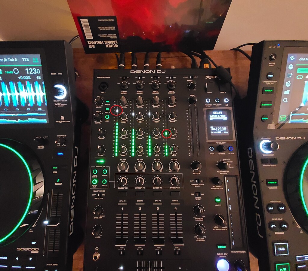 X1850 Channel Trim knobs not calibrated properly Mixers Engine DJ