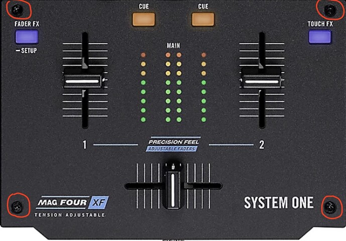 RaneSystemOneCrossfaderPanel