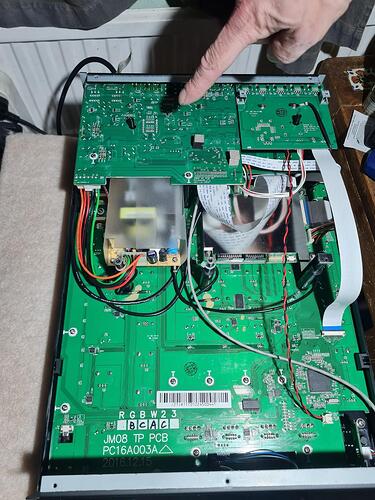 Denon x1800 faulty audio out PCB Assembly