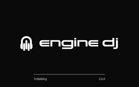 Engine DJ initialising